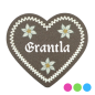 Preview: "Grantla-Anstecker in Lebkuchen-Optik - erhältlich bei Glubbal.shop"